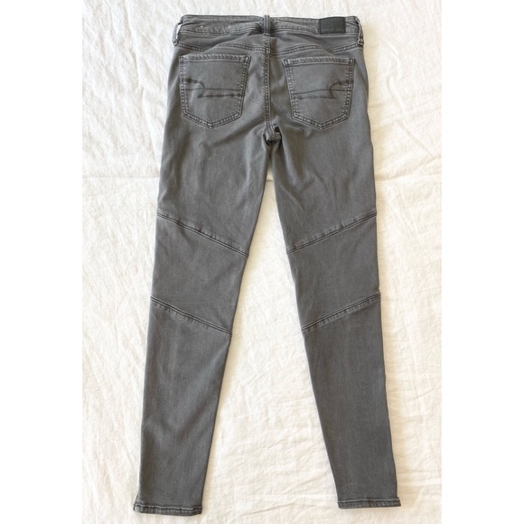 American Eagle Grey Moto Jegging - Picture 8 of 10